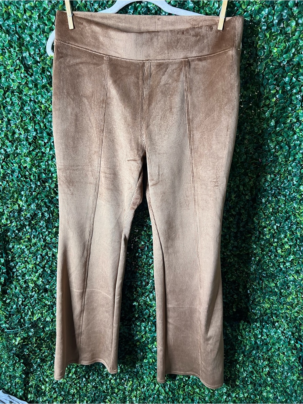 Women’s Brown Corduroy Flare Pants